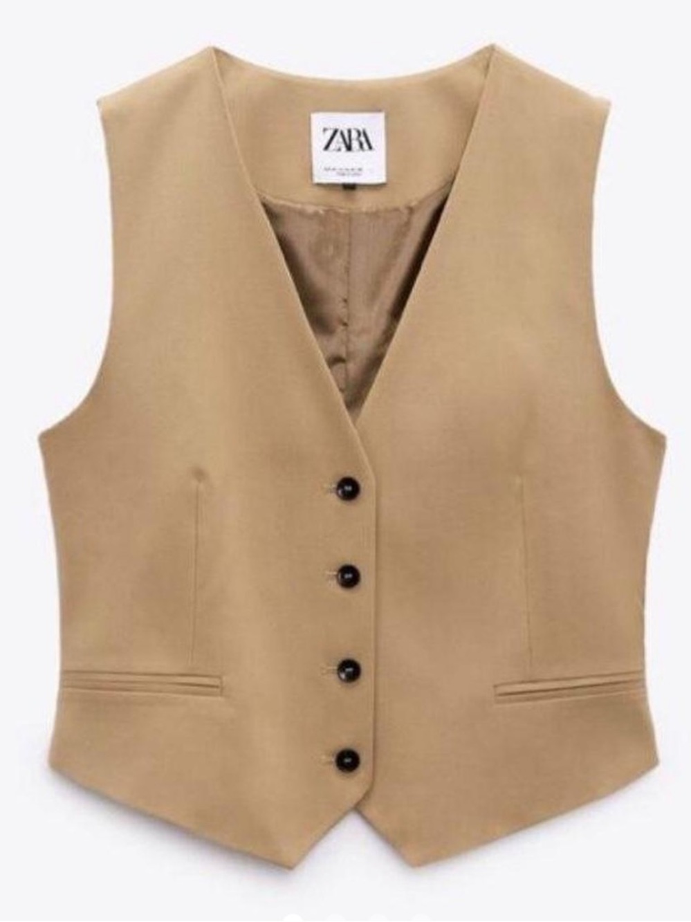 Zara Tan Vest